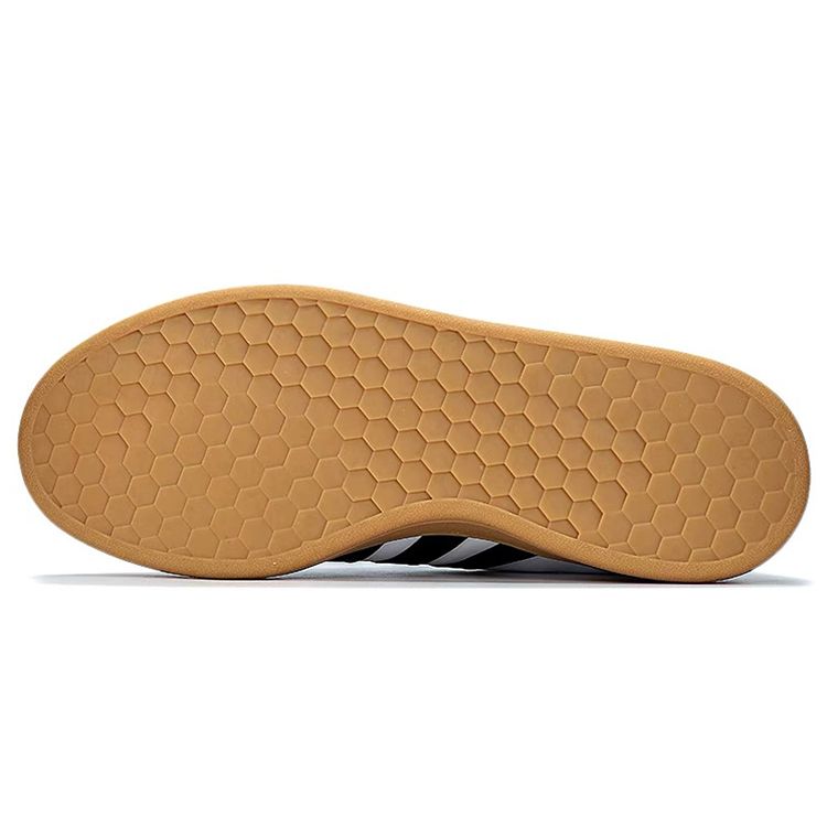 Adidas Smiley X Neo Grand Court Casual Slip Resistant Durable Low Top Skate Shoes Unisex Sneakers White GY4995