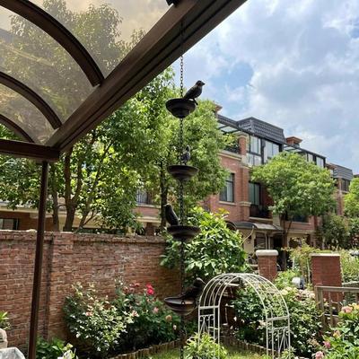 Ornamental Bird Rain Chain for Gutters, Downspouts, Iron Design, Suitable Garden, Home, Terrace,