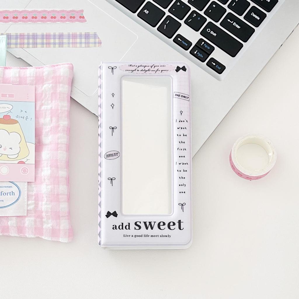 Simple Bow Cartoon Photocard Holder Album