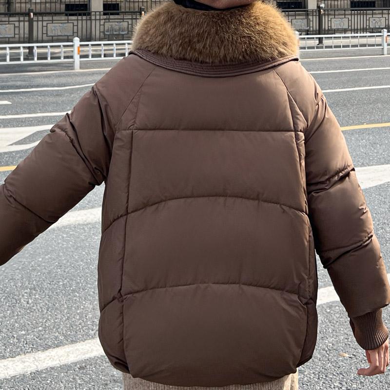 Plus Size Kobiety Zimowe Płaszcze Z Kapturem Odzieży Ochronnej Moda Luźne Sztuczne Futro Kołnierz Grube Ciepłe Kurtki Dla Kobiet Parka