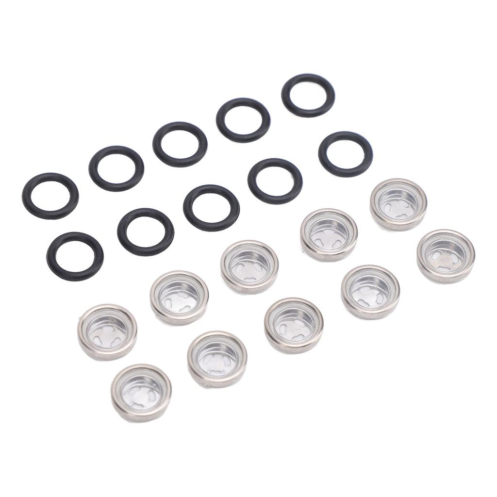 10pcs Brake Master Cylinder Sight Glass with O Ring Motorcycle Brake Master Cylinder Window for Motorcycle ATV