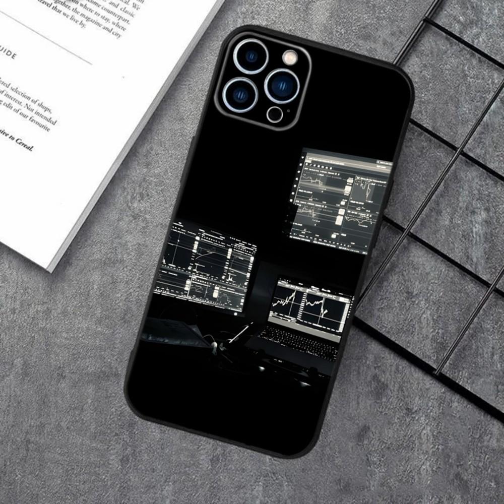 Day Trading Day Trader Trader Phone Case For Apple iPhone 15,14,13,12,11,XS,XR,X,8,7,Pro,Max,Plus,mini Silicone Black Cover