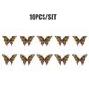 10 Pieces Heat Transfer Patterns Iron-on T-Shirt Printing Decorative Stickers Sheets Fabric Making Sewing Supplies