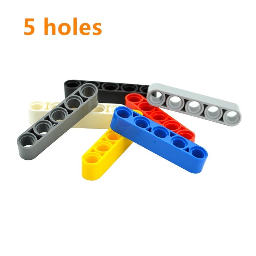 DO-IT-YOURSELF Liftarm Thick 1x5 Hole Arm Bricks Building Blocks Technical Compatible MOC Components 32316 Assemble Particles Learning-
