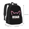 Pink Pussy Roar-Women's March Alliance Bag Backpack For Men Women Girls Teenage Womens March Pussy Hat