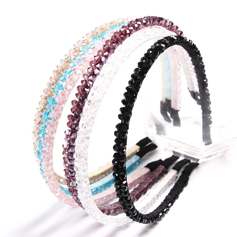 

Блестящая повязка на голову Аксессуары для волос Повязка на голову Свадебные украшения Бусины Стразы Цепочка на голову Вечеринка белый