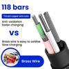 0,25M Kort Kabel Micro USB-kabler Type c Datakabel Hurtiglading Bærbar Ledning for Powerbank iPhone 15 Samsung Android-telefon
