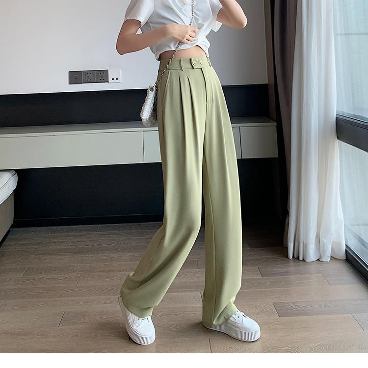 

Элегантные женские двубортные костюмные брюки прямого кроя с широкими штанинами XXXL