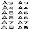 For RS3 1Pcs ABS Car Decorations Accessories Sticker Decals Auto Trunk Emblem Badge For Audi Sline A3 A4 A5 A6 A7 A8 Q1 Q2 Q3 Q5 Q7 Q8