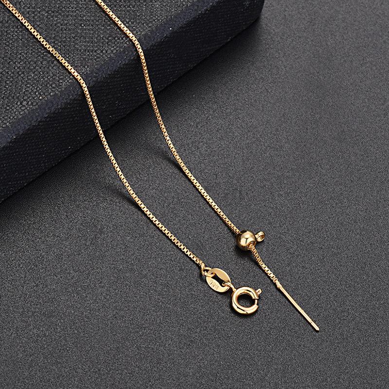 Fashion Needle-style Positioning Universal Necklace - Personalized Adjustable Length Collar Chain - Cross-shaped Chain for Women Single Link