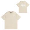 Short Sleeve T-Shirt Couples Street Style Letter Print Loose Fit Breathable Top
