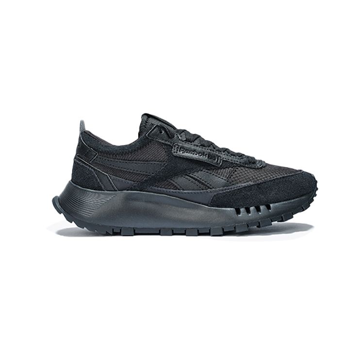 Reebok Cl Legacy W+ Black Warrior Retro Sports Comfortable Thick Sole Low Top Lifestyle Casual Shoes Unisex sneaker 100222160