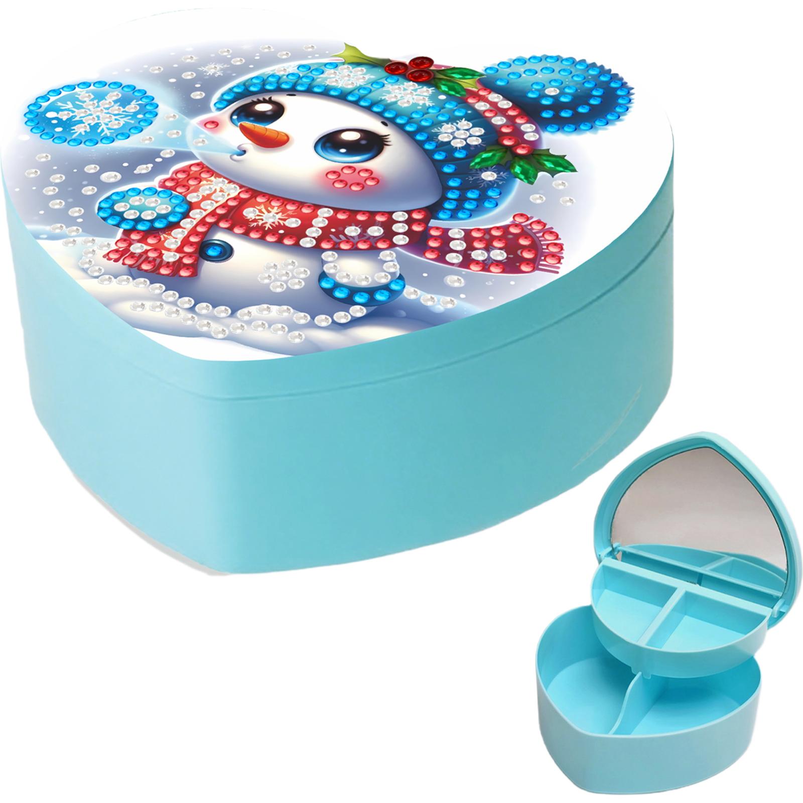 

5D DIY Diamond Art Handmade Storage Box Partial Drill Crystal Mosaic Storage Container Crystal Storage Case Kit for Home Decor