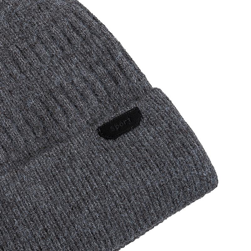 New Style Unisex Winter Hat Fur Lined Warm Dandy Cap Stylish Soft Beanie Hats For Men Women Thicken Ski Sports Knitted Hat