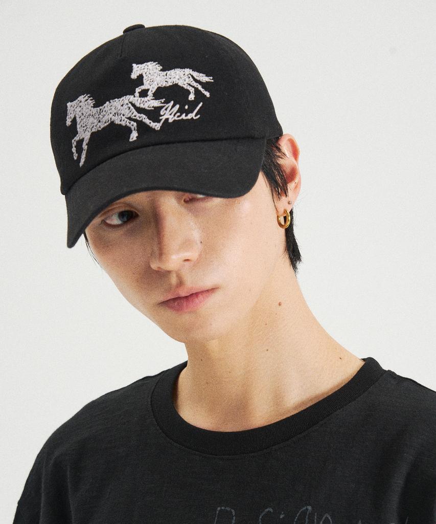 SLOWACID Horse Patch Ball Cap [Black]