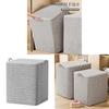 Cotton Comforter Storage Bag With Sealable Zipper For Bedroom Organization