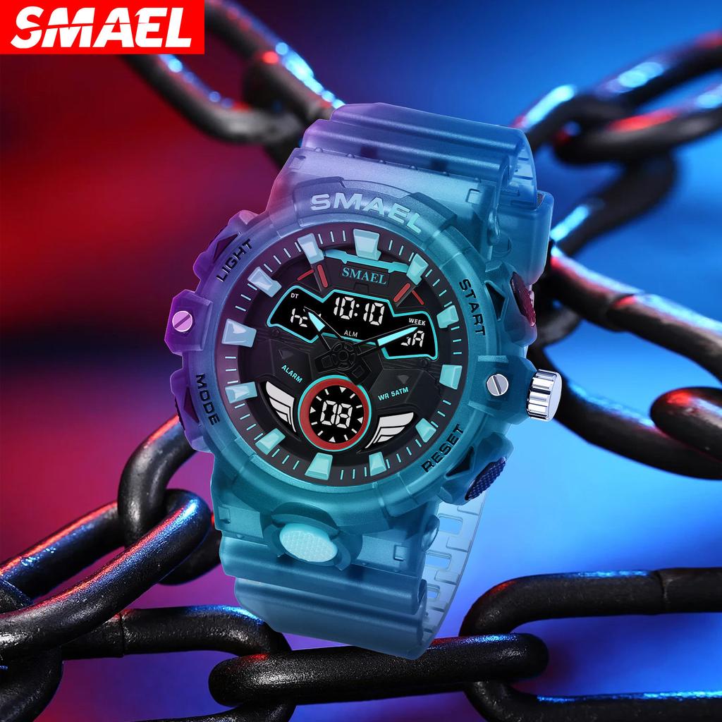 Orologio Uomo Acciaio Inox, Quadrante Blu Luminoso, Calendario Con Lente, Movimento Al Quarzo, Elegante Per Affari E Tempo Libero, Regalo Per Marito/Fidanzato