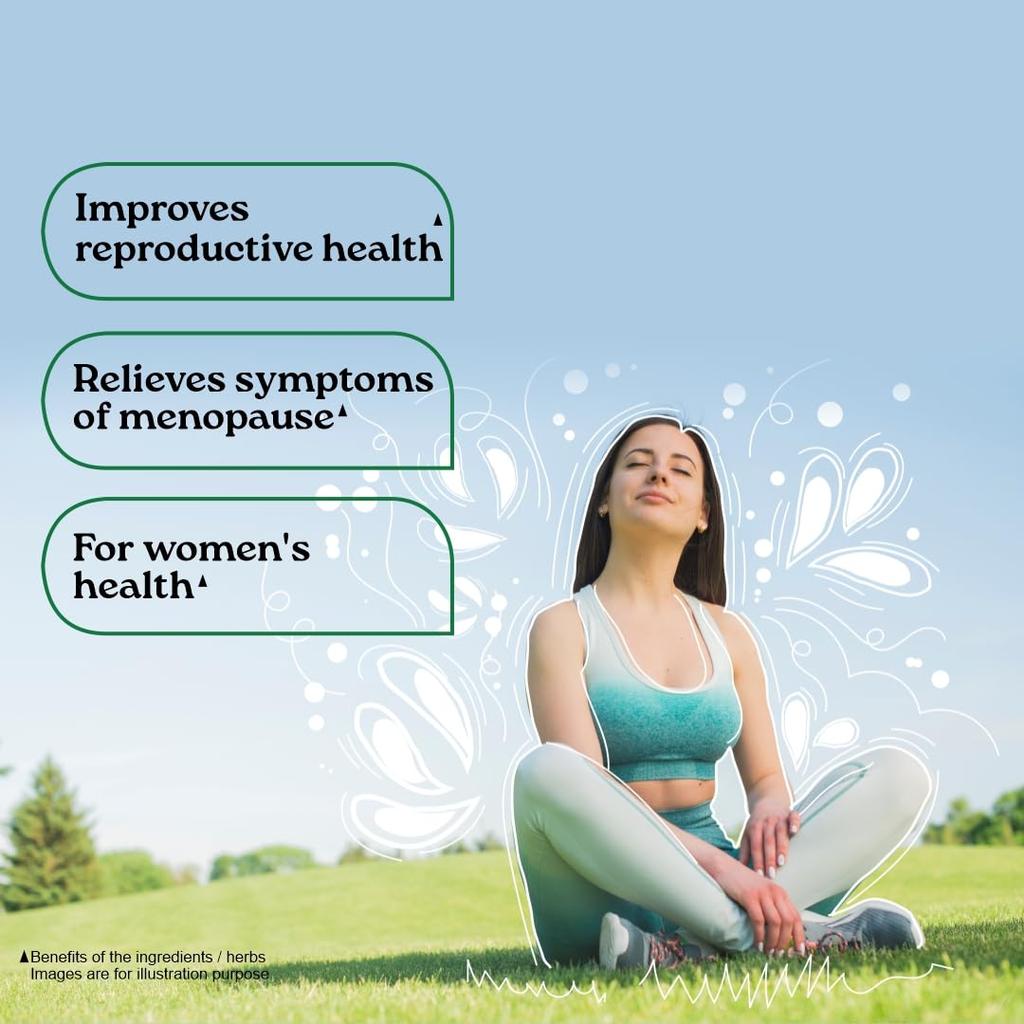 ORGANIC INDIA Frauen Wohlbefinden 60 pflanzliche Kapseln Pflanzliche Östrogene Für Gesundheit Vitalität