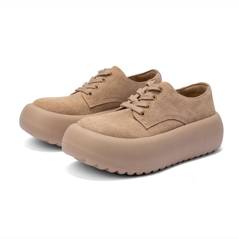 

Fashion AIYUQI 2025 new women s shoes Thick-soled lace-up platform shoes female Large-size casual sports shoes for women 35