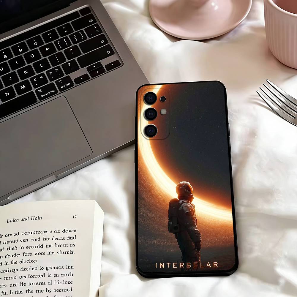 F-Film I-Interstellar-r movie Phone Case For Samsung S25,S24,S21,S22,S23,S30,Ultra,S20,Plus,Fe,Lite,Note,10,Black Cover Samsung S21fe