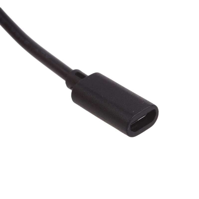 90 Degree Micro USB to Type-C Converter Cable Female to Male Connector Cord Line for Phones Tablets & Game Consoles