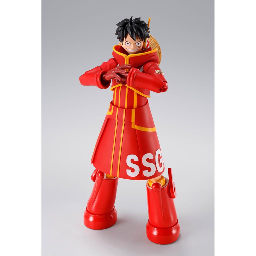 TAMASHII NATIONS S.H.. Figuarts ONE PIECE Monkey D. Luffy Gelecek Ada Egghead 150mm PVC ABS Boyalı Aksiyon Figürü