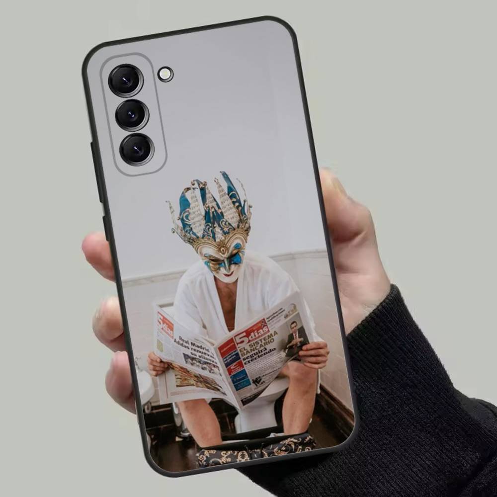 

DJ Boris Brejcha Phone Case For Samsung Galaxy A13,A21s,A22,A31,A32,A52,A53,A71,A80,Soft Black Shell Samsung a72