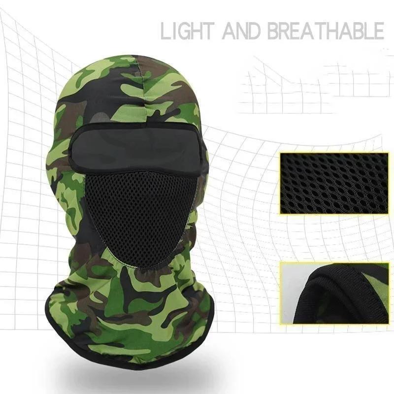 Outdoor Balaclava Hood Motorcycle Bandana Cycling Hunting Hat UV Protection Face Masks Helmet Liner Headwear Cycling Clothing