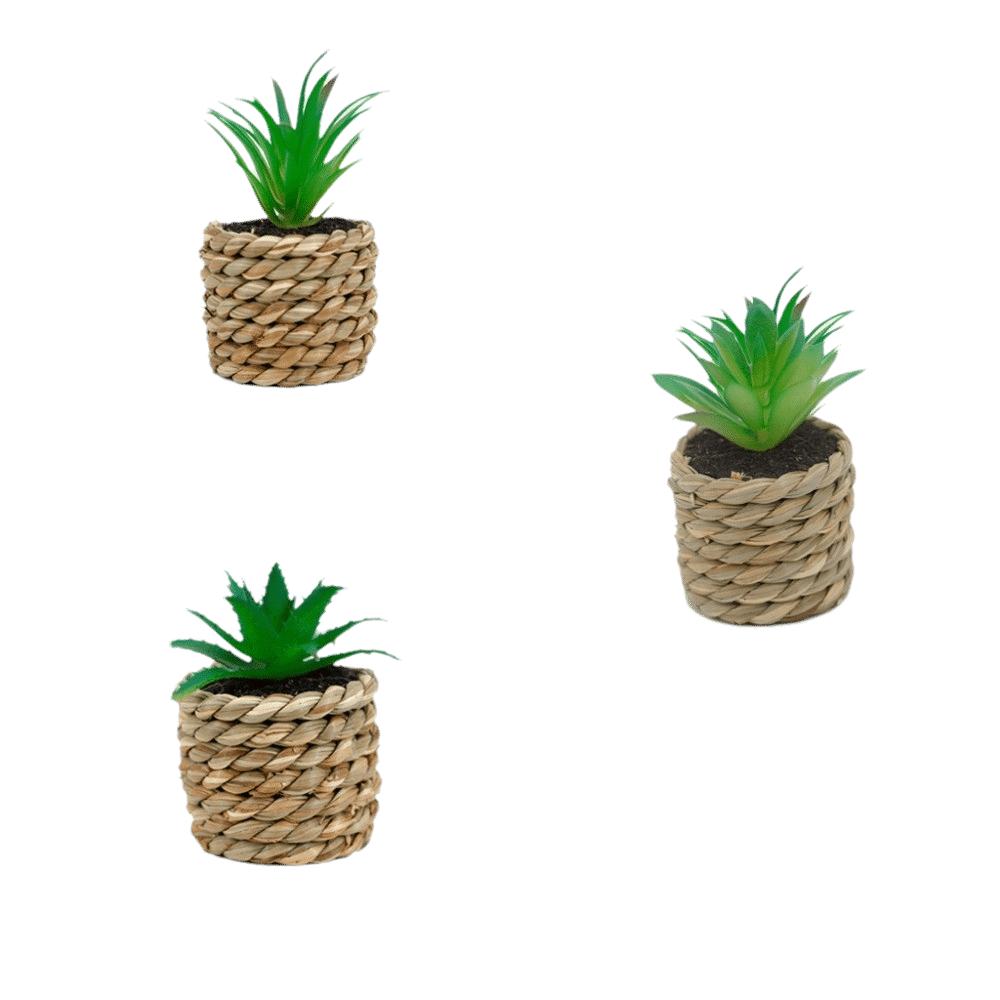Fake Simulation Potted Plants Mini Potted Plants Doll House Decoration Office Decor