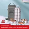 HOCUF 304 Stainless Steel Insulated Multi-Layer Lunch Box