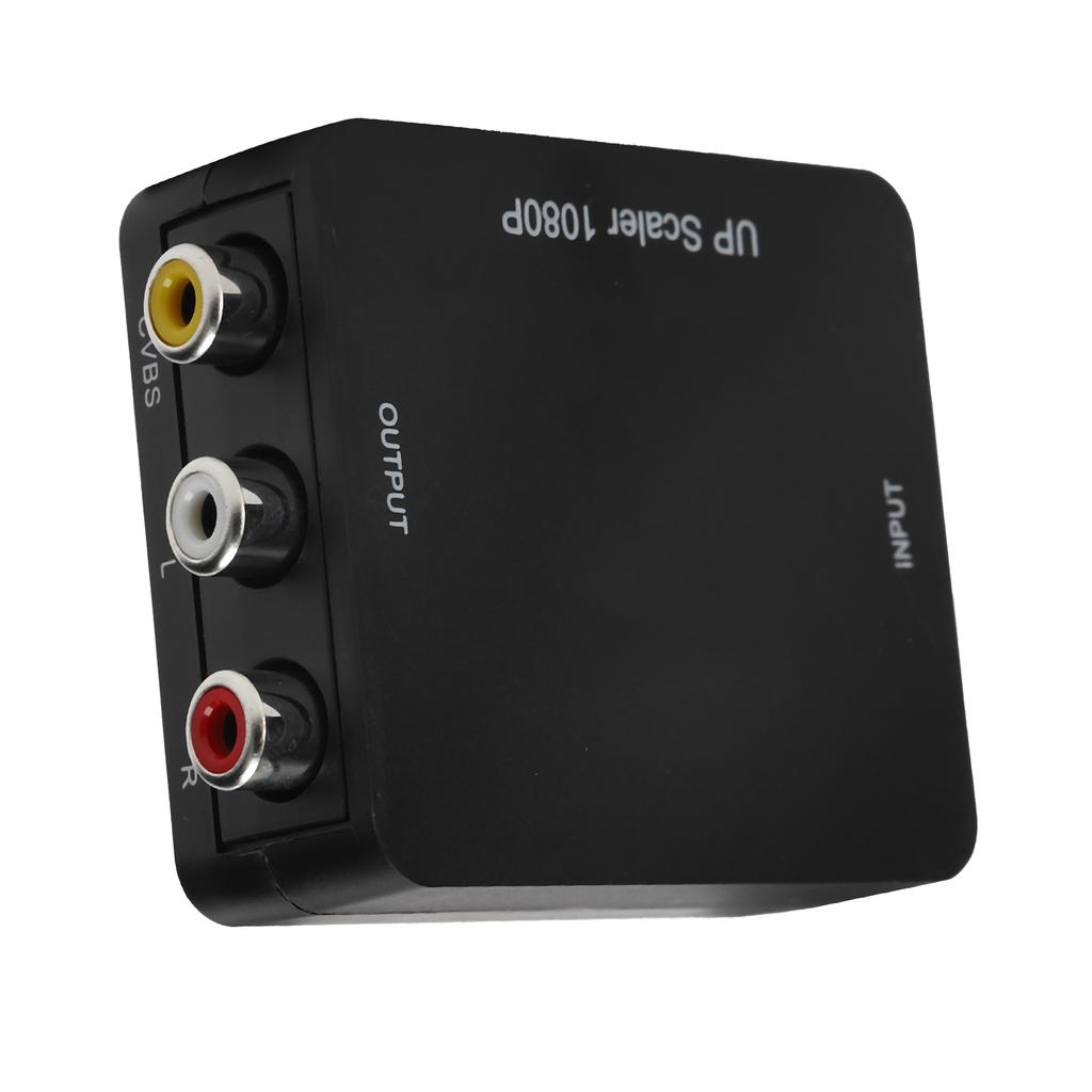 HD-Multimedia-Schnittstelle zu AV-Konverter HD-Video-Audio-Adapter mit Mini-USB-Stromkabel