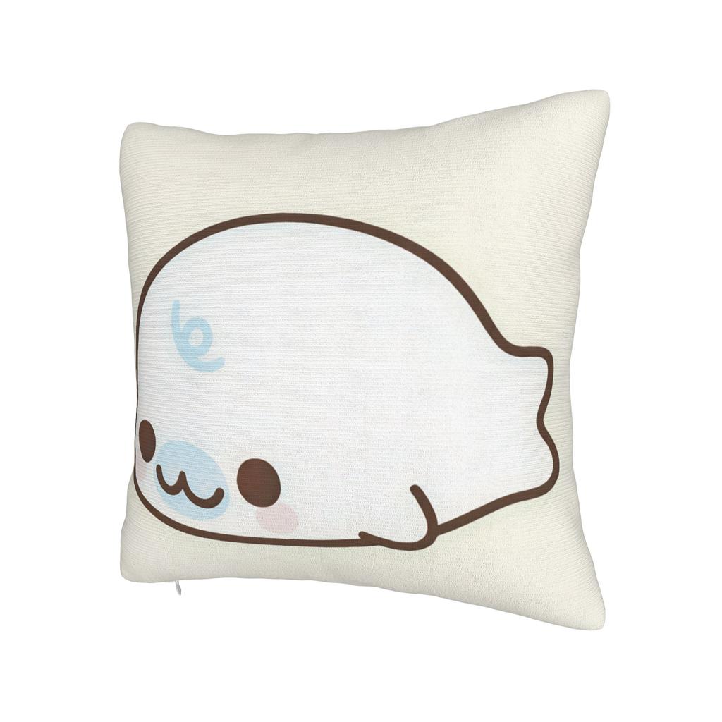 CUTE M-Mamegoma Seal Pillowcases Retro Trendy Pillow Case For Sofa Car Home Decor Soft Pillow Cover