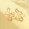Metal Irregular Shape Stud Earrings for Women – Fashionable and Personalized
