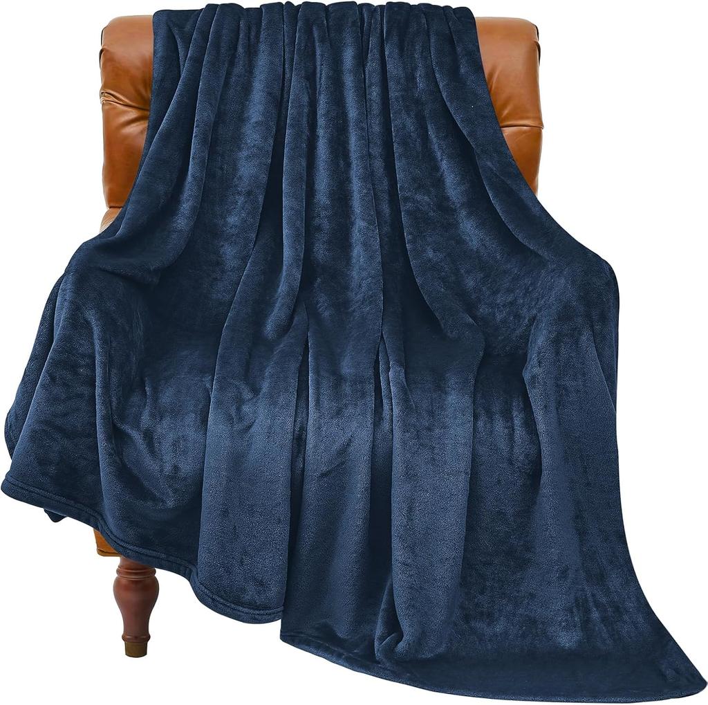 All Season Lightweight Super Soft Cozy Blanket for Bed Throw Size Flannel Fleece Blanket for Winter
