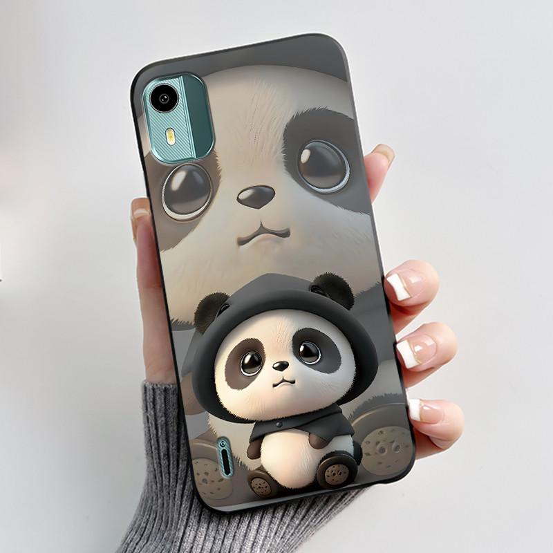 Soft TPU Case For Nokia C12 Cute Love Rabbit Funny Shockproof Silicone Phone Case For Nokia C12 Plus Pro Back Cover C 12 Fundas