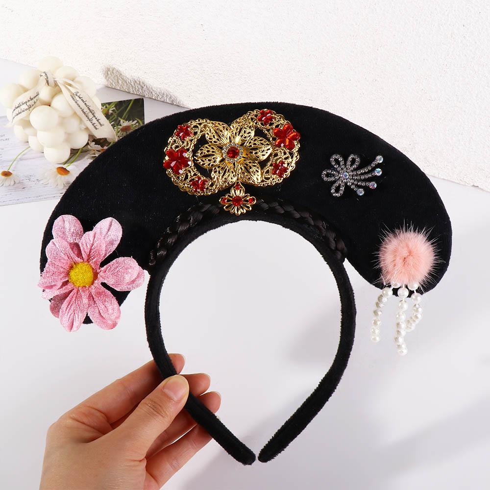 Prinzessin Headhoop Antikes Stirnband Chinesischer Stil Kopfbedeckung Hanfu Haarreifen Antiker Stil Kopfbedeckung