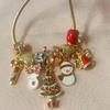 New European and American Cross-Border Pandora-Style Beaded Christmas Bracelet