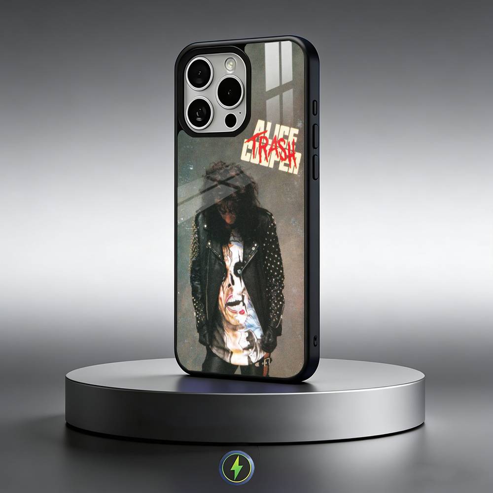 A-Alice Cooper wallpaper  Phone Case For iPhone17,16,15,14,13,12,11 Plus,Pro Max Magnetic For Magsafe Wireless Charging