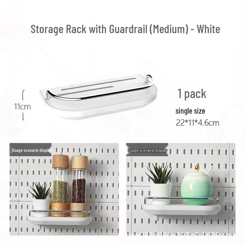Desktop Pegboard Organizer – Standable/Adhesive No-Drill Storage Dividers for Desk Accessories