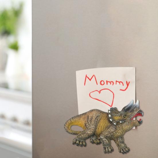 Dinosaurier Kühlschrankmagnet Foto Notizhalter Zuhause Büro Küche Whiteboard Spind Kühlschrank Prähistorisches Wesen Magnetische Dekoration