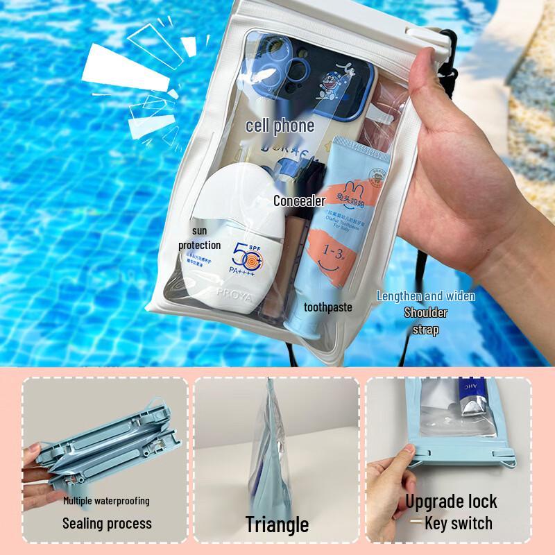 UOSUUOSU 8.2-inch Waterproof Phone Pouch