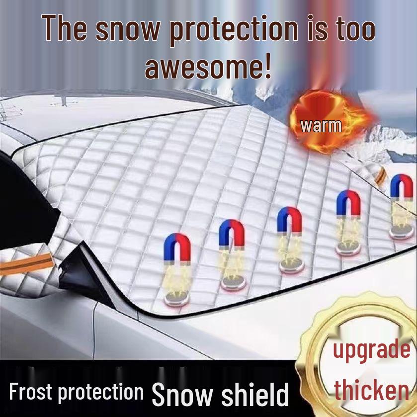 All-Season Universal Windshield Cover: Snow, Frost, and Sun Protection