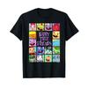 Happy Tree Friends Colorful Character Grid Retro Cartoon T-Shirt Unisex Graphic Tee