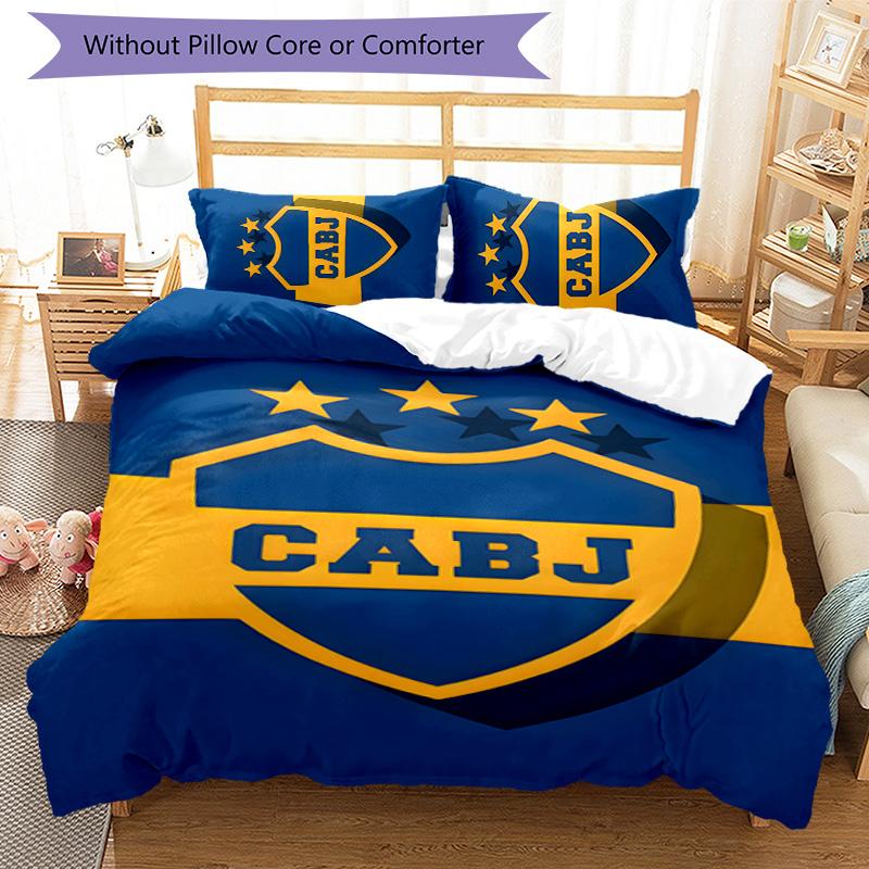 CABJ 3pcs Bedding Set Duvet Cover Closure Includes 1 Duvet Cover & 2 Pillowcases for All Seasons Bedroom Home Dorm Decor