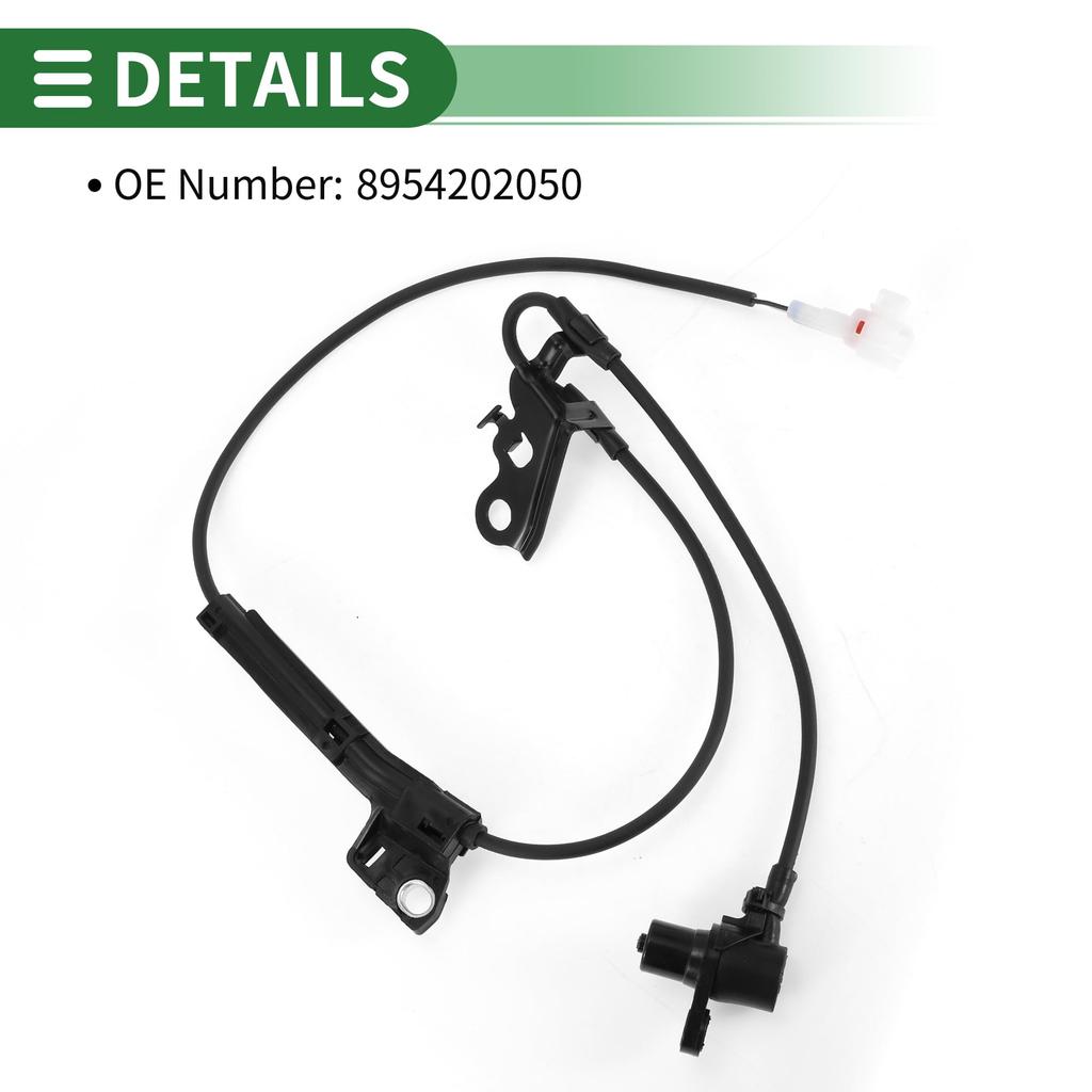 Motoforti ABS Wheel Speed Sensor ABS Sensor Anti-Lock Brake System Sensor No.8954202050 Front Light for Toyota Matrix 2008