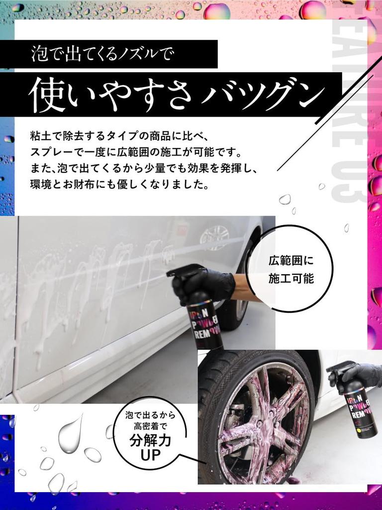 Car Beauty Lab CBL01 Fe Vino 21.6 Fl Oz (550 Ml) Foam Component Provides