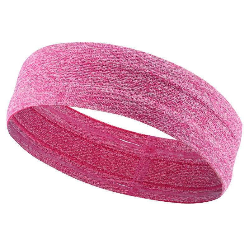 Outdoor Sports Headband, Non-Slip Silicone Breathable Antiperspirant Belt, Sweat-Absorbing Fitness Running Yoga Headband