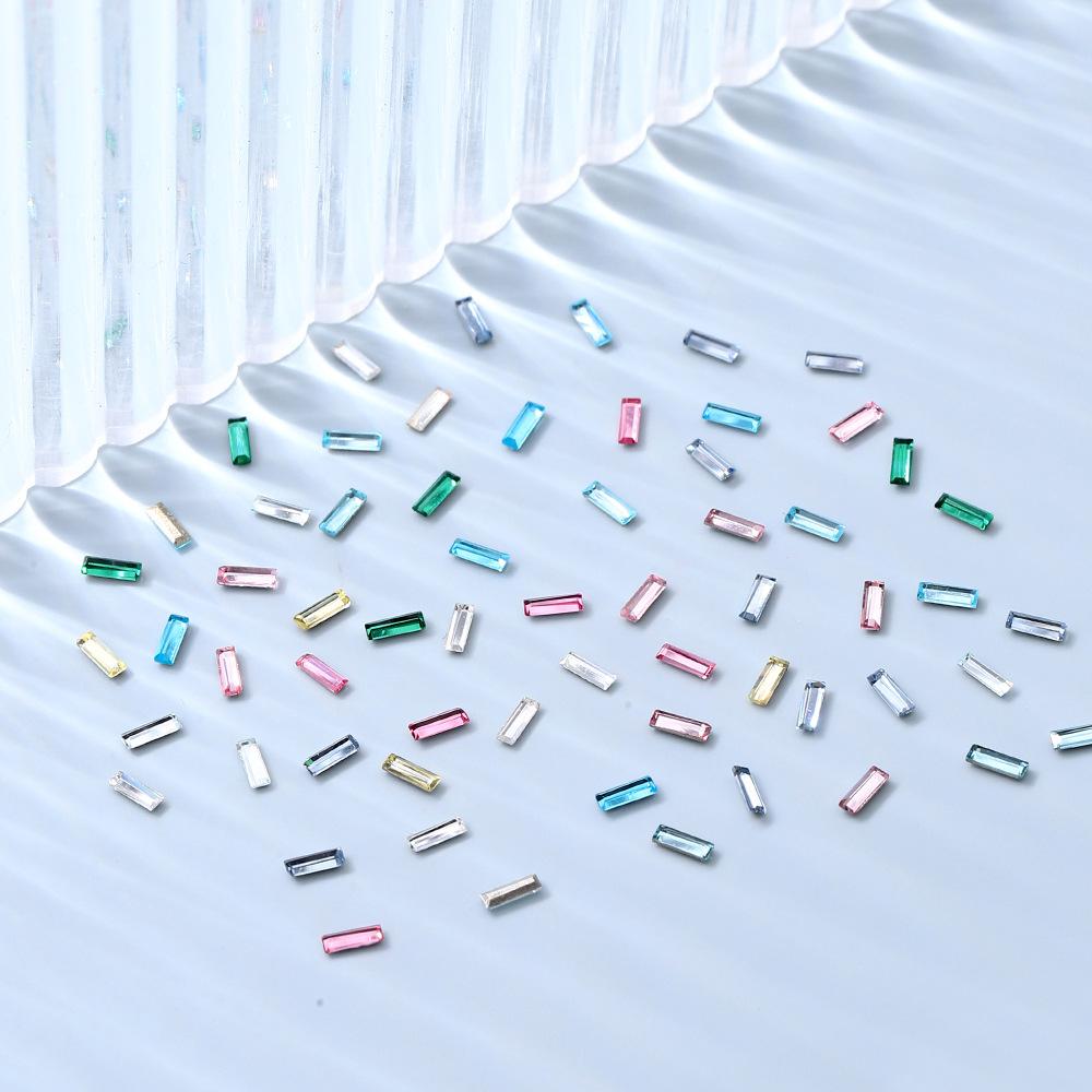 K9 Nail Art Flat Bottom Drill Chamfered Small Long Nail Drill Zircon Nail Art Drill Explosive Flash French Mini Drill