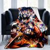 Super Saiyan Blue Goku Blanket Home Decor Soft And Comfortable Gift Machine Washable Sheet