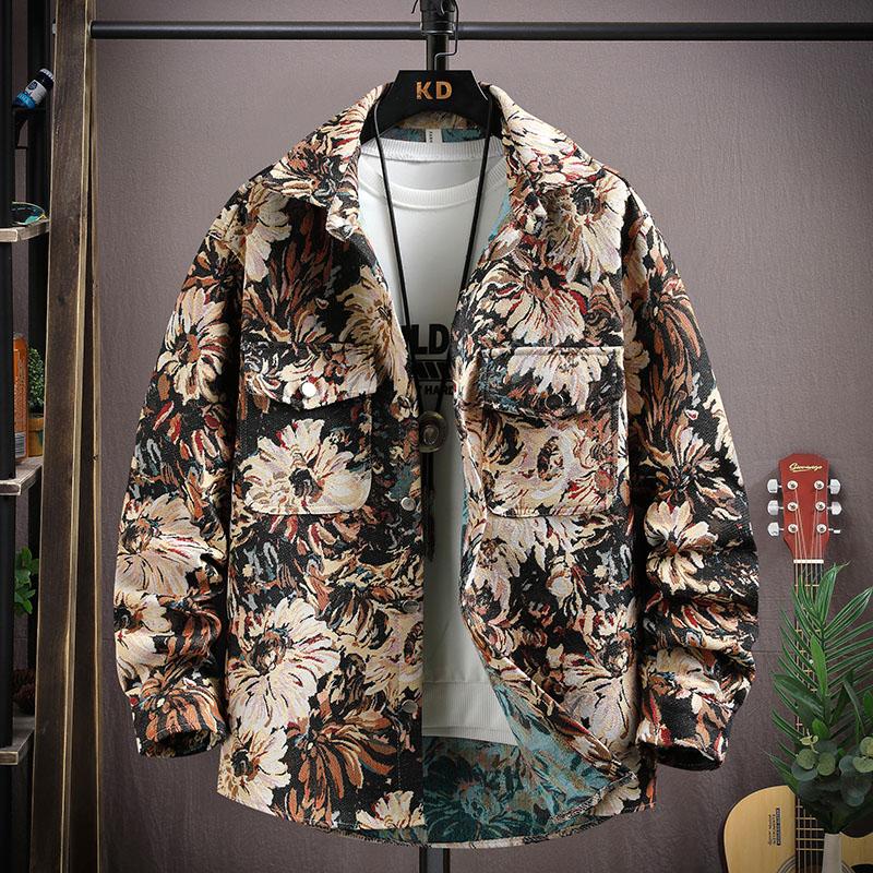 

Spring Style Men s Classic Fashion Long Sleeve Shirt Autumn Men s Casual Plush High Quality Printed Pattern Shirt 5XL